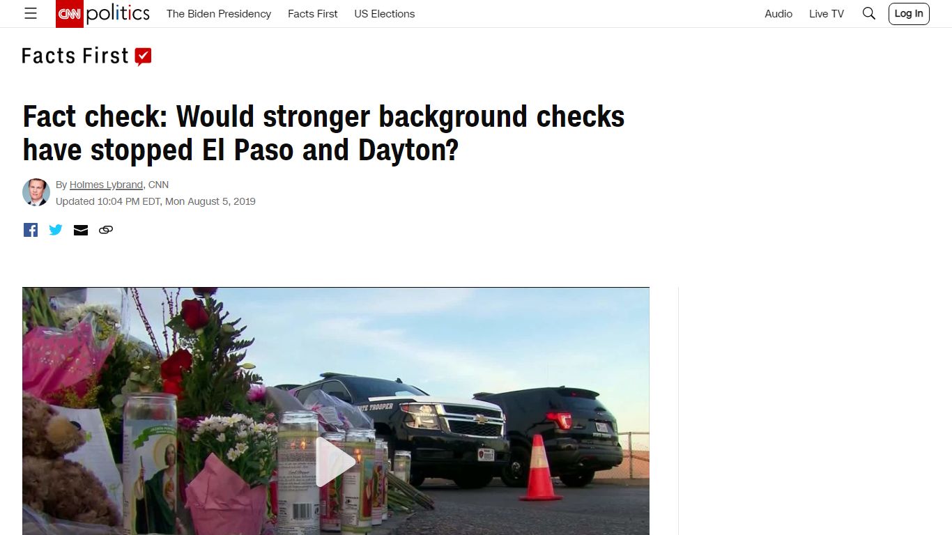 Fact check: Would stronger background checks have prevented El ... - CNN